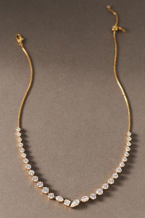 Nadri Lucia Frontal Cubic Zirconia Necklace