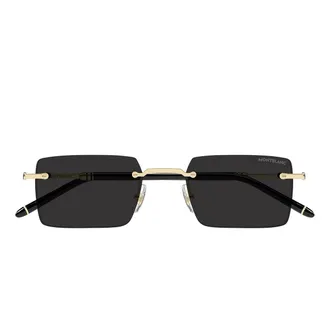 Montblanc Sunglasses Mb0482 S 001 Gold/Grey Men