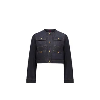 Moncler Tencin Denim Jacket Blue Size 00