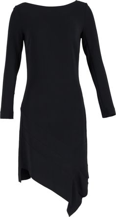 Roland Mouret asymmetrische jurk van zwart polyester