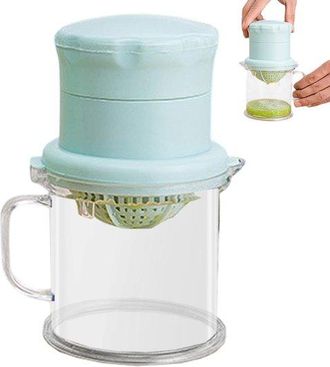 OEM Exprimidor, Exprimidor Manual De Limones Con Vaso Y Colador, Exprimidor De C&iacute;tricos, Exprimidor De Frutas Port&aacute;til Para El Hogar