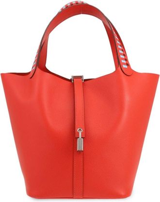 Hermès 2019 Picotin Lock tote bag - women - Leather - One Size - Red
