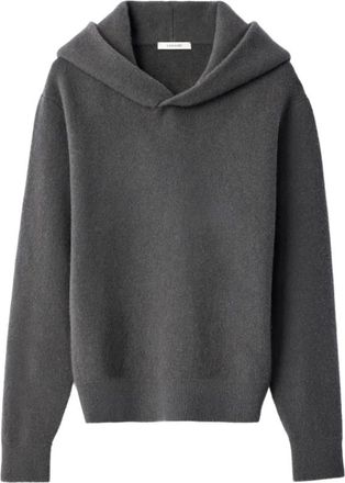 Christophe Lemaire Hooded Sweater - Heren - Hoodies - Grijs - XL - Kasjmier - Hoodies & sweatvesten
