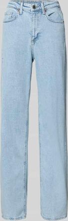 Vero Moda Wide Leg Jeans aus Baumwoll-Mix Modell TESSA in Hellblau, Größe 25/30