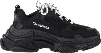 Balenciaga Pre-owned Womens Triple S Sneakers in Black - Size EU 38