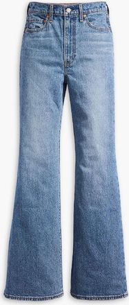 Levi's Womens Levis Ribcage Sonoma High Rise Wide Leg Jeans in Walks - Blue - Size 26W/34L
