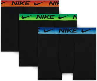 Nike Dri-FIT Big Kids Ombre Waistband Boxer Briefs (3-Pack) in Multicolor | 9N1122-U89