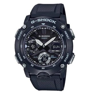 Casio G-Shock Alarm World Time Quartz Analog-Digital Black Dial Watch GA-2000S-1ADR