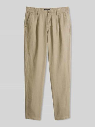 Marc O'Polo Leinenhose Modell OSBY JOGGER PLEATS in Beige, Gr&ouml;&szlig;e 30/32