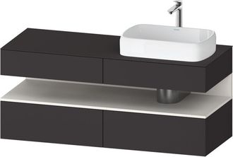 Duravit Qatego Consola Mueble Bajo Lavabo, 2 Extensiones, 2 - Duravit