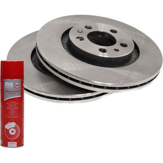 OEM Discos De Freno ms 2 Uds. Delanteros Izq./der. Audi A3, Seat Leon, Toledo Ii, Skoda Octavia I, Vw Bora, Golf