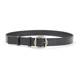 Jacquemus La Ceinture Salon - Dames - Riemen - Zwart - 100 CM - Leer - Accessoires