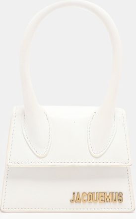 Jacquemus Le Chiquito Micro White Leather Clutch