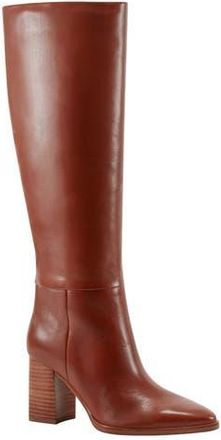 Marc Fisher Perina Knee High Boot in Medium Brown at Nordstrom Rack, Size 9.5 Regular Calf