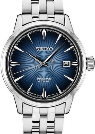 Seiko Presage Automatic Black Blue Dial Mens Watch SRPB41
