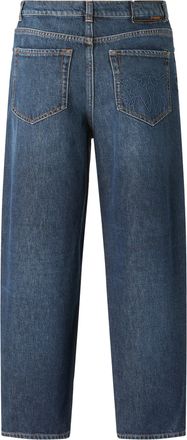 Pinko Womens Jeans Balloon-Fit Medium Blue Dark Wash
