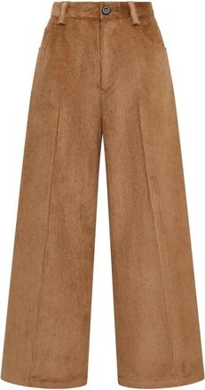 Maliparmi Maliparmi, Dames, Broeken, Bruin, Maat: XL Corduroy