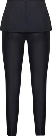 Diesel Rok Culottes Leggings met Minirok Overlay - Dames - Leggings - Zwart - S - Polyester - Broeken