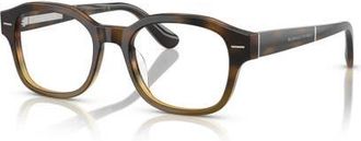 Brunello Cucinelli 50mm Rectangle optical glasses in Dark Tortoise at Nordstrom