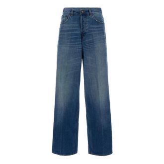 Haikure Wide Jeans - Dames - Loose Fit Jeans - Blauw - W26 - Katoen - Jeans