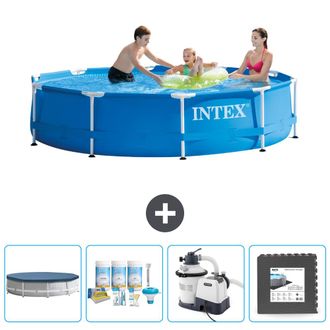 Intex Piscina Con Estructura Redonda - 305x76 Cm - 7-piezas Scb61