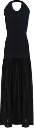 Hunza G Nancy Hybrid Jurk - Dames - Maxi kleedjes - Zwart - ONE Size - Kleedjes