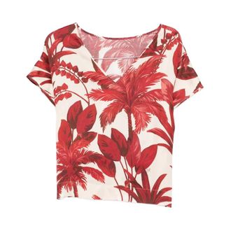 Clips Blouses, female, Red, Size: S Clips Top