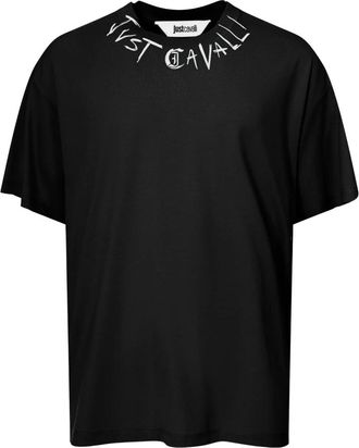 Just Cavalli T-shirts en Polos - Heren - T-shirts - Zwart - XS - Tops