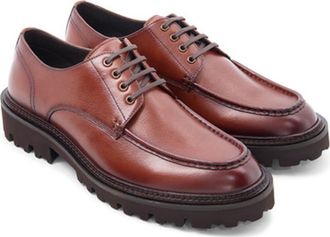 Anthony Veer Barret Moc Derby in Tan Leather at Nordstrom, Size 10.5