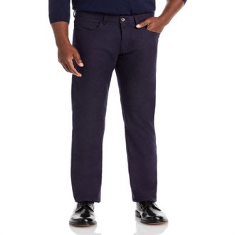 The Men's Store at Bloomingdale's Mens Flannel Tailored Fit Pants In Blue