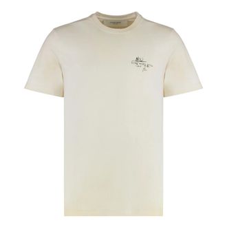 Golden Goose Tops, Heren, Wit, XL, T-Shirts