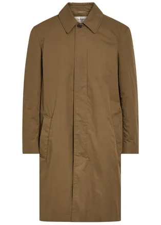 Saint Laurent Quilted Cotton Coat - Taupe - 50 (IT50 / L)