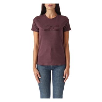 Elisabetta Franchi Dames, Tops, Bruin, Maat: XS Jersey