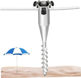 OEM Anclaje De Arena Para Sombrilla De Playa En Espiral De 20 Pulgadas, Soporte Ajustable Para Sombrilla De Arena, Anclaje De Playa Port&aacute;til Sin N&uacute;mero