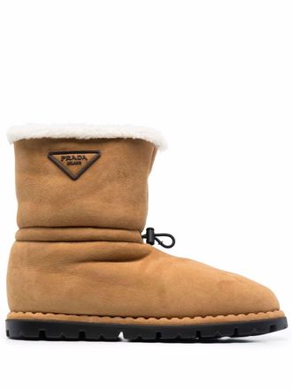 Prada Stivali con coulisse - Toni neutri
