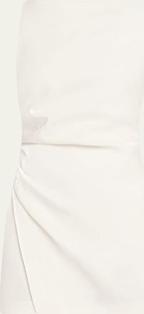 A.L.C. Lucia Satin & Lace Midi Dress