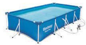 Bestway Piscina Desmontable Tubular Infantil Bestway Family Splash Frame Pool 400x211x81 Cm Depuradora De Cartucho De 1.249 Litros/hora