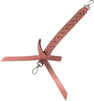 Fendi Pre-owned Strap You Leather Strap - Dames - Vintage Accessoires - Roze - ONE Size - Leer - Vintage