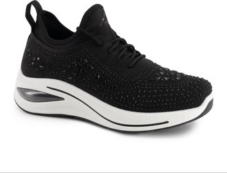 Andrea Womens Stylish Knit Sneakers for Everyday Wear