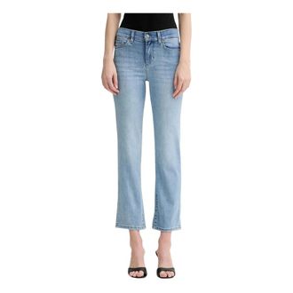 Liu Jo Jeans, Dames, Blauw, W26, Denim, Slim Enkel Jeans
