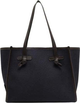 Gianni Chiarini Marcella Tote - Dames - Shoppers - Blauw - ONE Size - Leer - Tassen