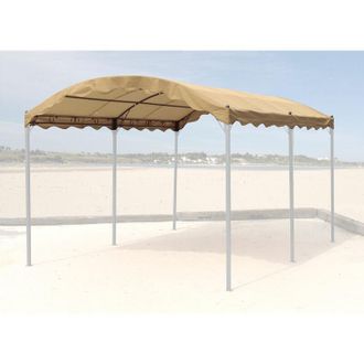 Quick-Star Quick-star - Ersatzdach Zu Bogenpergola 3x4m Sand Pavillon Pergola