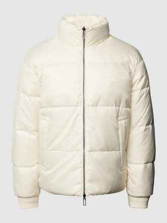 Emporio Armani Daunenjacke mit Stehkragen in Offwhite, Gr&ouml;&szlig;e 56