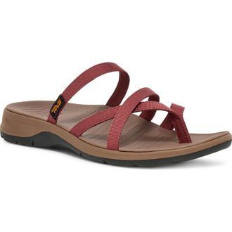 Teva TirraTraveler Flip Slide Sandal in Mahogany at Nordstrom, Size 6