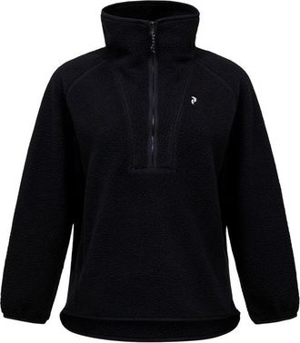 Peak Performance Naturerush Pile Half Zip Fleecepullover f&uuml;r Damen | schwarz