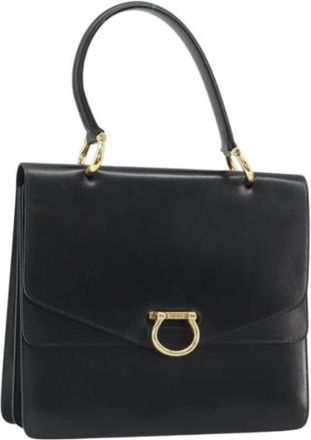 Celine Pre-owned Vintage Hand Bag - Dames - Vintage Handtas - Zwart - ONE Size - Leer - Vintage