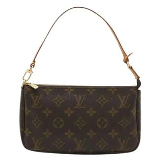 Louis Vuitton Pre-owned Mini Bags, female, Brown, Size: ONE SIZE Pre-owned Pochette Accessoires Monogram Pouch