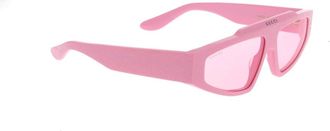 Gucci 58mm Vierkante Zonnebril - Dames - Accessoires - Roze - Maat: ONE Size