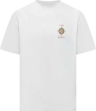 Casablanca White Logo T-Shirt