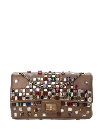 Chanel 2010-2011 Paris Byzance Gripoix Bijoux Reissue 2.55 Calfskin Single Flap 225 shoulder bag - Bruin